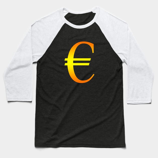 currency Baseball T-Shirt by nabilhaj